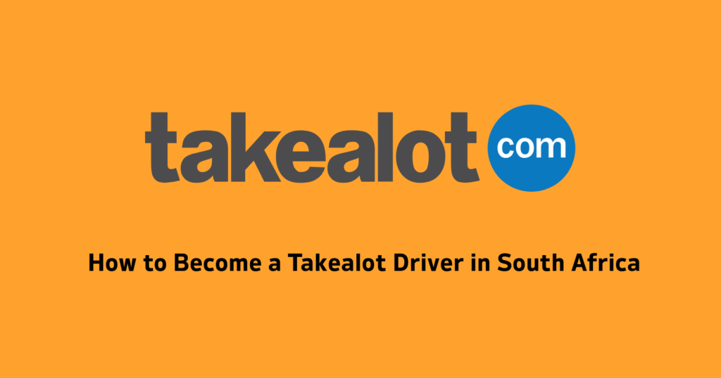 Takealot delivery driver in South Africa unloading parcels from a car