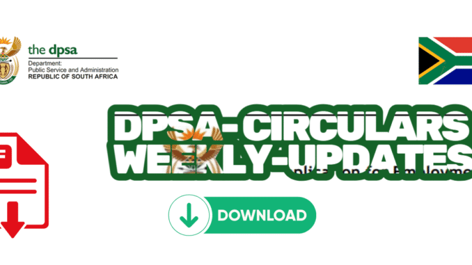 dpsa circular weekly updates