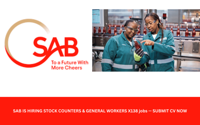 SAB Careers: Explore 138 Latest Positions