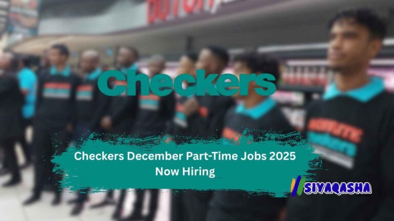 Checkers December Part-Time Jobs 2025 Now Hiring
