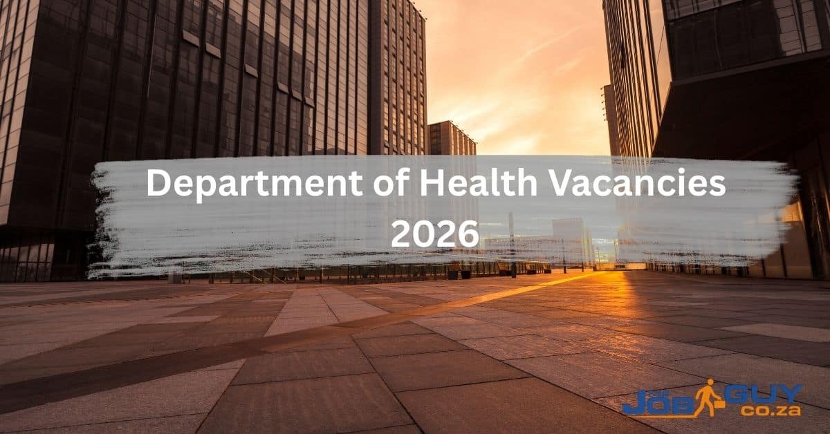 Department of Health Vacancies 2026