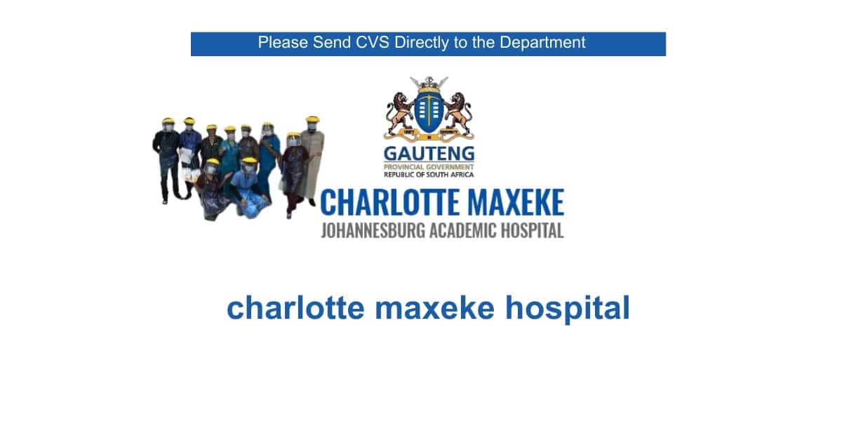 Charlotte Maxeke Hospital Cleaner Jobs 2026 – X66 Positions Available in Johannesburg