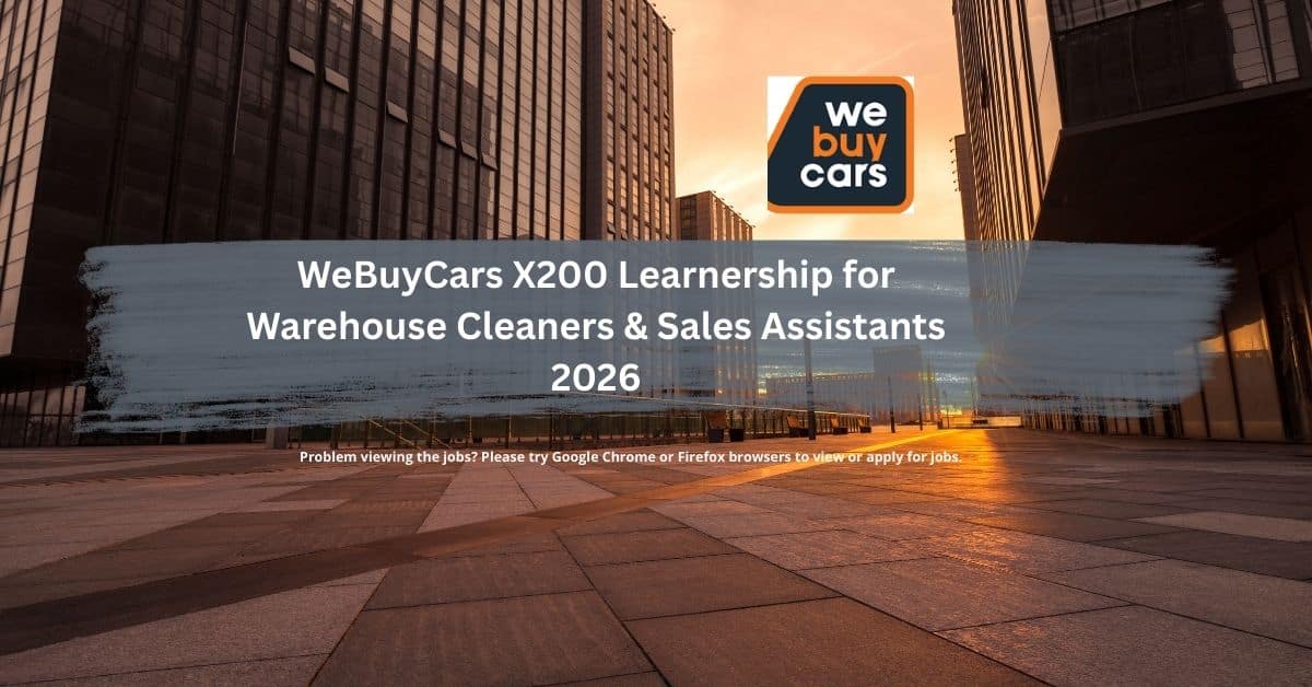 WeBuyCars X200 Learnership