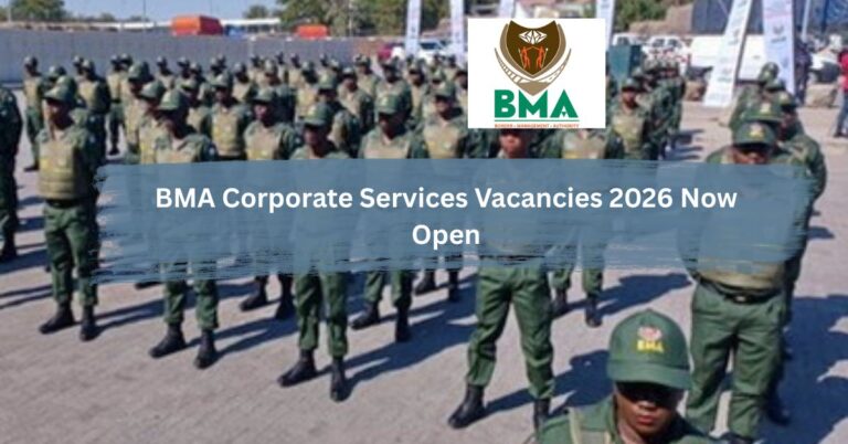 BMA corporate services vacancies 2026 leadership opportunity South Africa