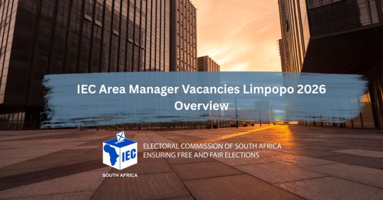 IEC Area Manager vacancies Limpopo 2026 election contract roles