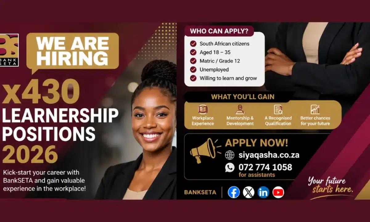 BANKSETA Learnership Programme 2026: Guide & Requirements