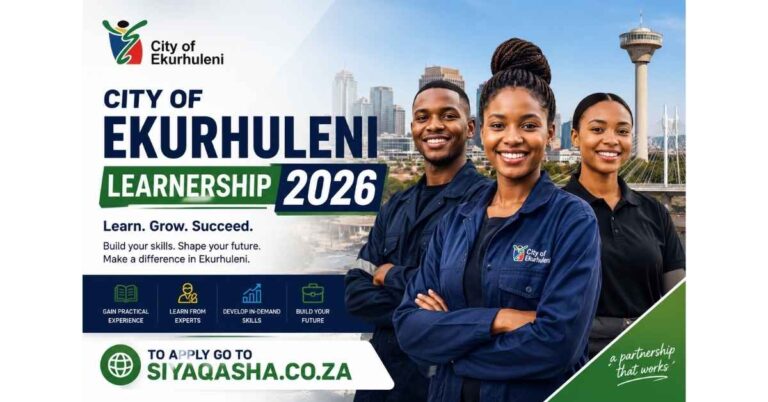 city of ekurhuleni Learnerships 2026: Application Guide & Requirements