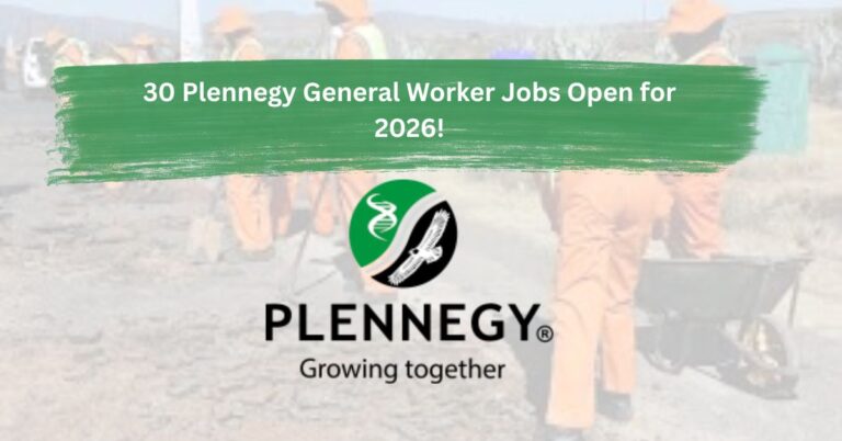 30 New Plennegy Jobs in Oudtshoorn for 2026