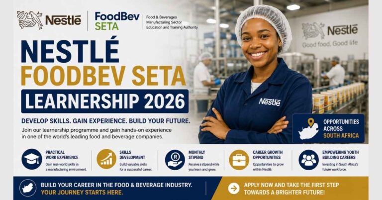 Nestlé FoodBev SETA Learnership 2026 Could Open Doors to a Rewarding Career