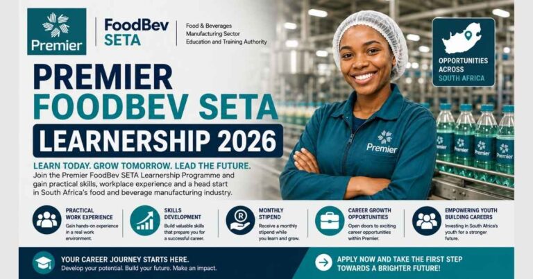 Premier FMCG FoodBev SETA Learnership 2026 Creates New Opportunities for Matriculants