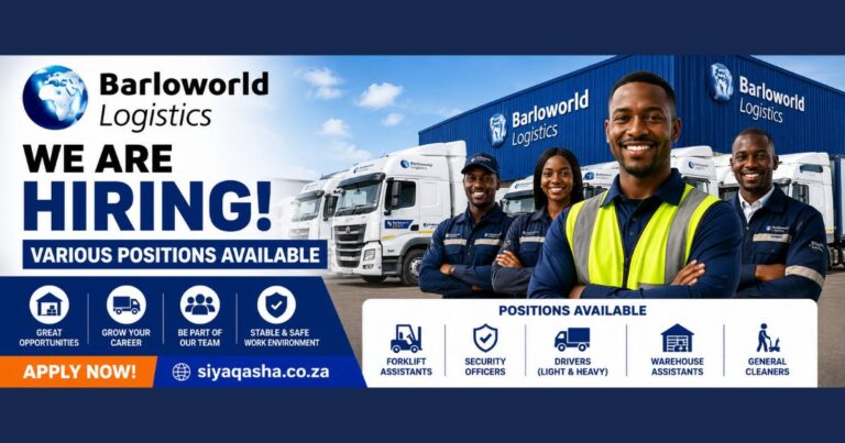 New Barloworld Logistics Jobs 2026 Open Now