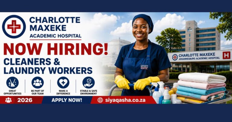 Urgent Charlotte Maxeke Jobs 2026 Apply Now