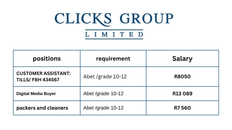 Clicks Vacancies 2026: Explore Rewarding Careers