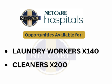 Netcare Cleaners Laundry Workers 2026 South Africa: Salary & Vacancies