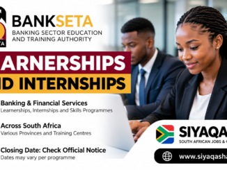 BANKSETA Learnerships And Internships